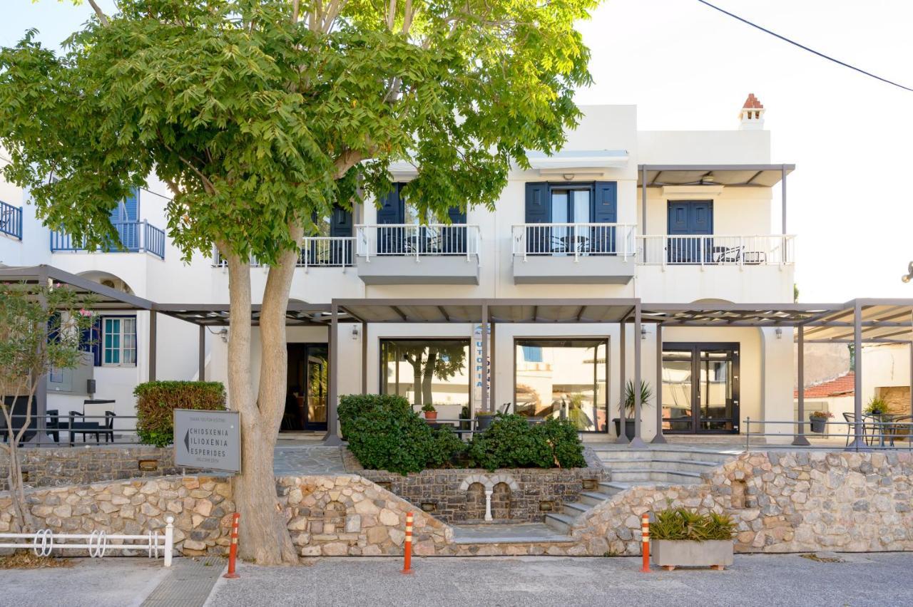 Ilioxenia Chios Studios & Apartments Paralia Agias Foteinis Ngoại thất bức ảnh