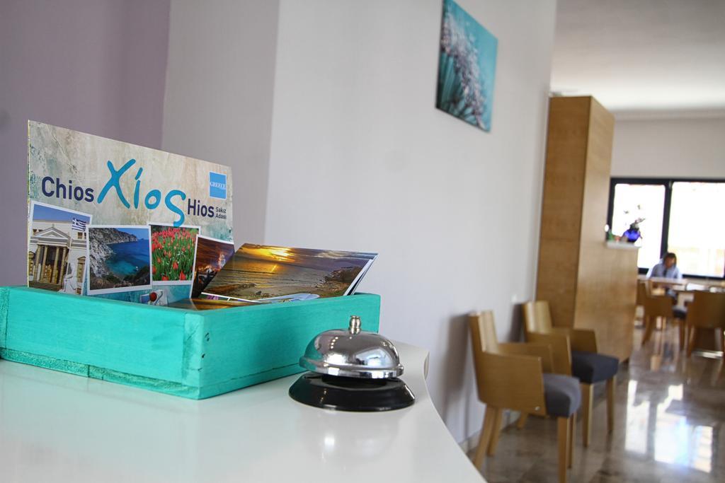 Ilioxenia Chios Studios & Apartments Paralia Agias Foteinis Ngoại thất bức ảnh